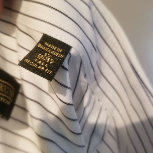 DONALD J TRUMP SIGNATURE SERIES DRESS SHIRT TALL REGULAR NEW WITH TAGS b13 - Picture 5 of 8